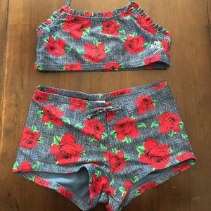 Betsey Johnson size 12/14 kids swimsuit